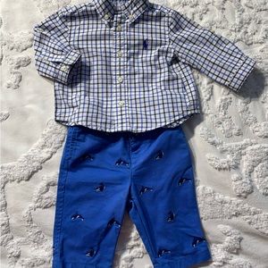 Ralph Lauren Matching Baby Set